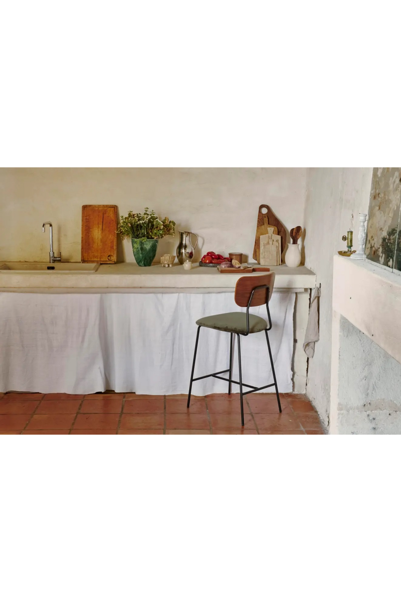 Wooden Back Bar Stool | NV Gallery Eero