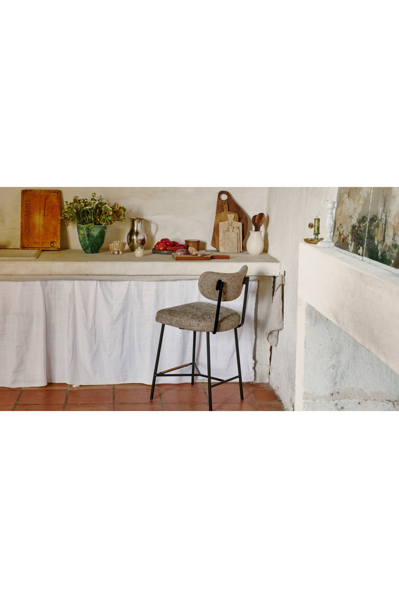 Curved Back Bar Stool | NV Gallery Jasper | Oroatrade.com