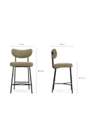 Curved Back Bar Stool | NV Gallery Jasper | Oroatrade.com