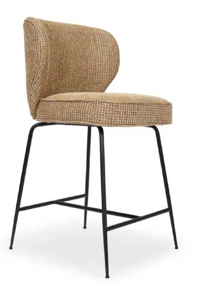 Piped Upholstered Bar Stool | NV Gallery Wayne | Oroatrade.com
