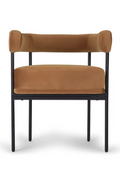 Metal Framed Curved Dining Chair | NV Gallery Arcade | Oroatrade.com