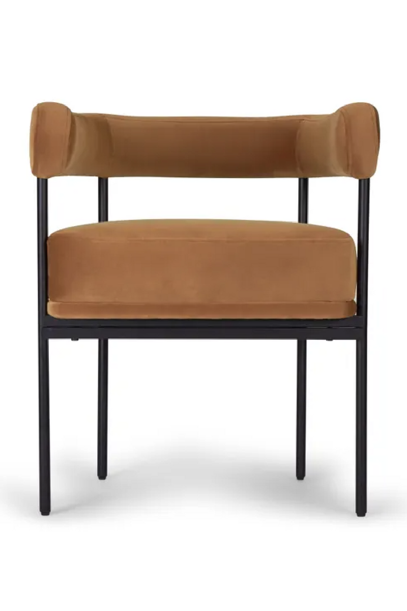 Metal Framed Curved Dining Chair | NV Gallery Arcade | Oroatrade.com