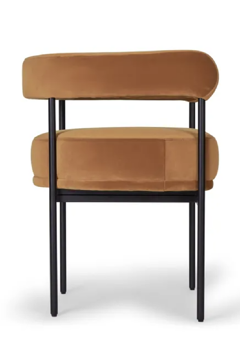 Metal Framed Curved Dining Chair | NV Gallery Arcade | Oroatrade.com
