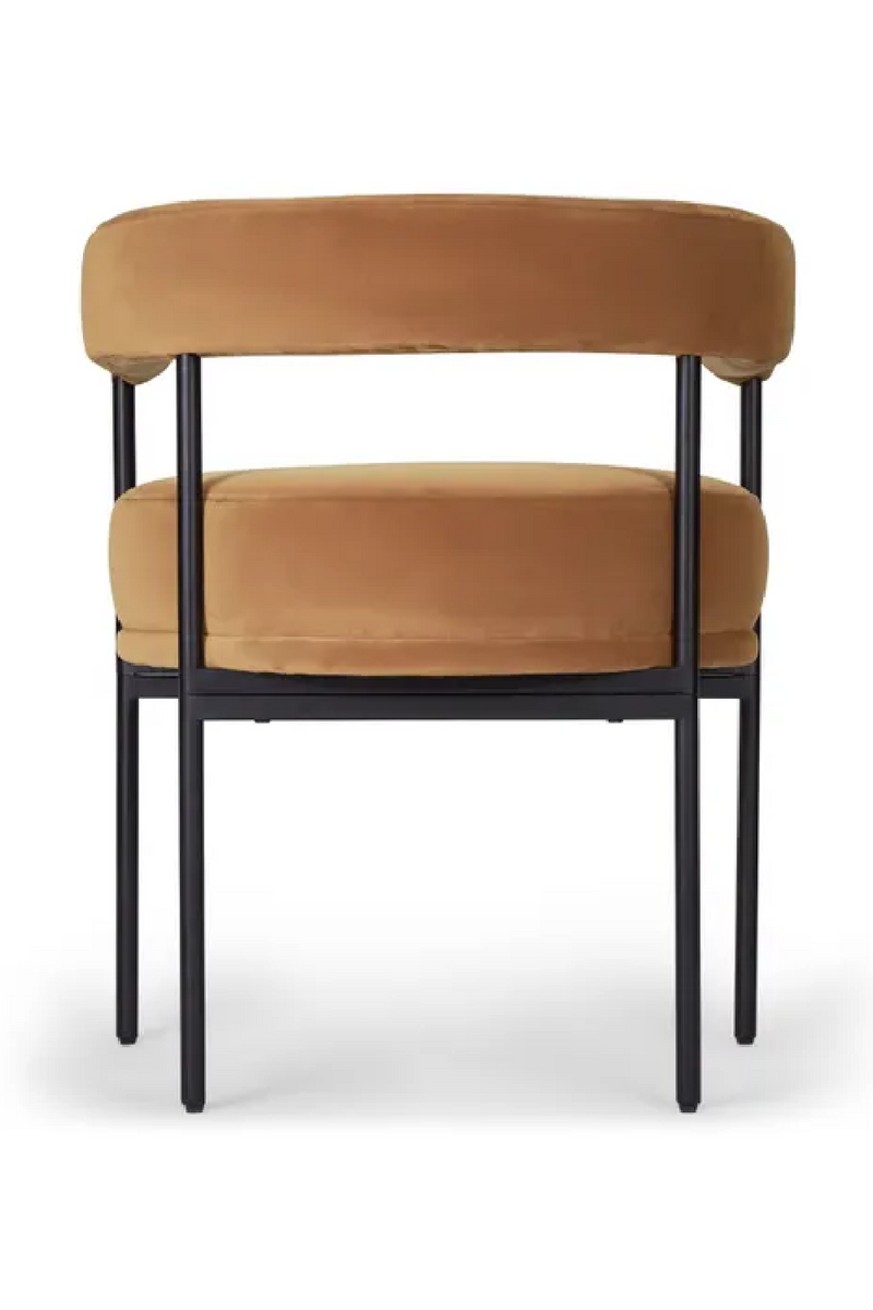 Metal Framed Curved Dining Chair | NV Gallery Arcade | Oroatrade.com