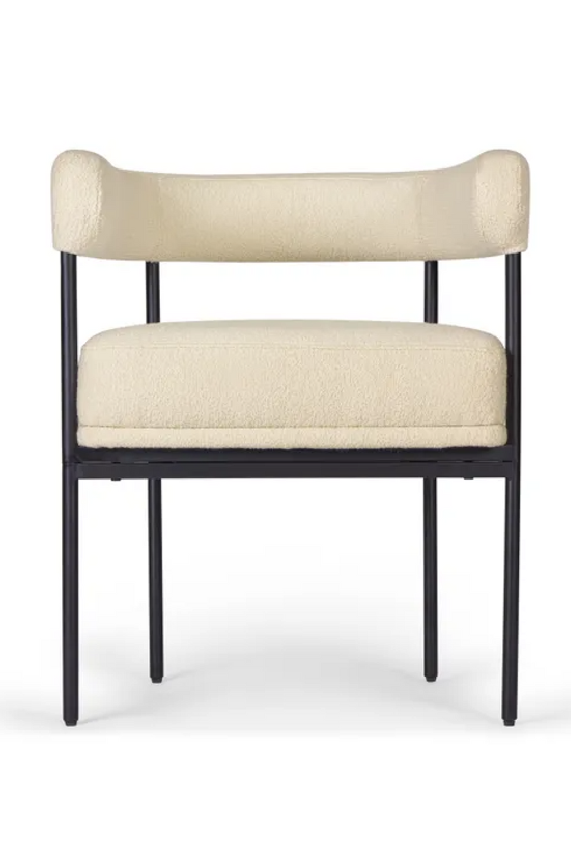 Metal Framed Curved Dining Chair | NV Gallery Arcade | Oroatrade.com