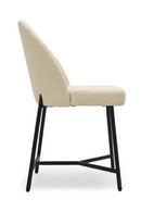 White Boucl√© Dining Chair | NV Gallery Bane | Oroatrade.com