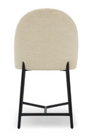 White Boucl√© Dining Chair | NV Gallery Bane | Oroatrade.com