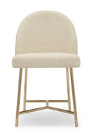 White Boucl√© Dining Chair | NV Gallery Bane | Oroatrade.com