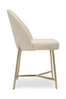 White Boucl√© Dining Chair | NV Gallery Bane | Oroatrade.com