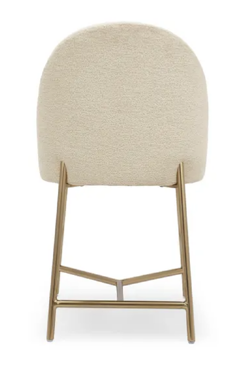 White Boucl√© Dining Chair | NV Gallery Bane | Oroatrade.com