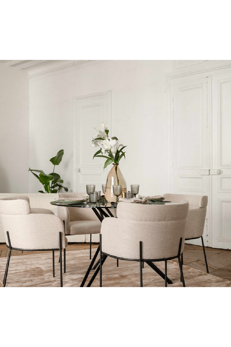 Layered Curve Back Dining Chair | NV Gallery Baron | Oroatrade.com