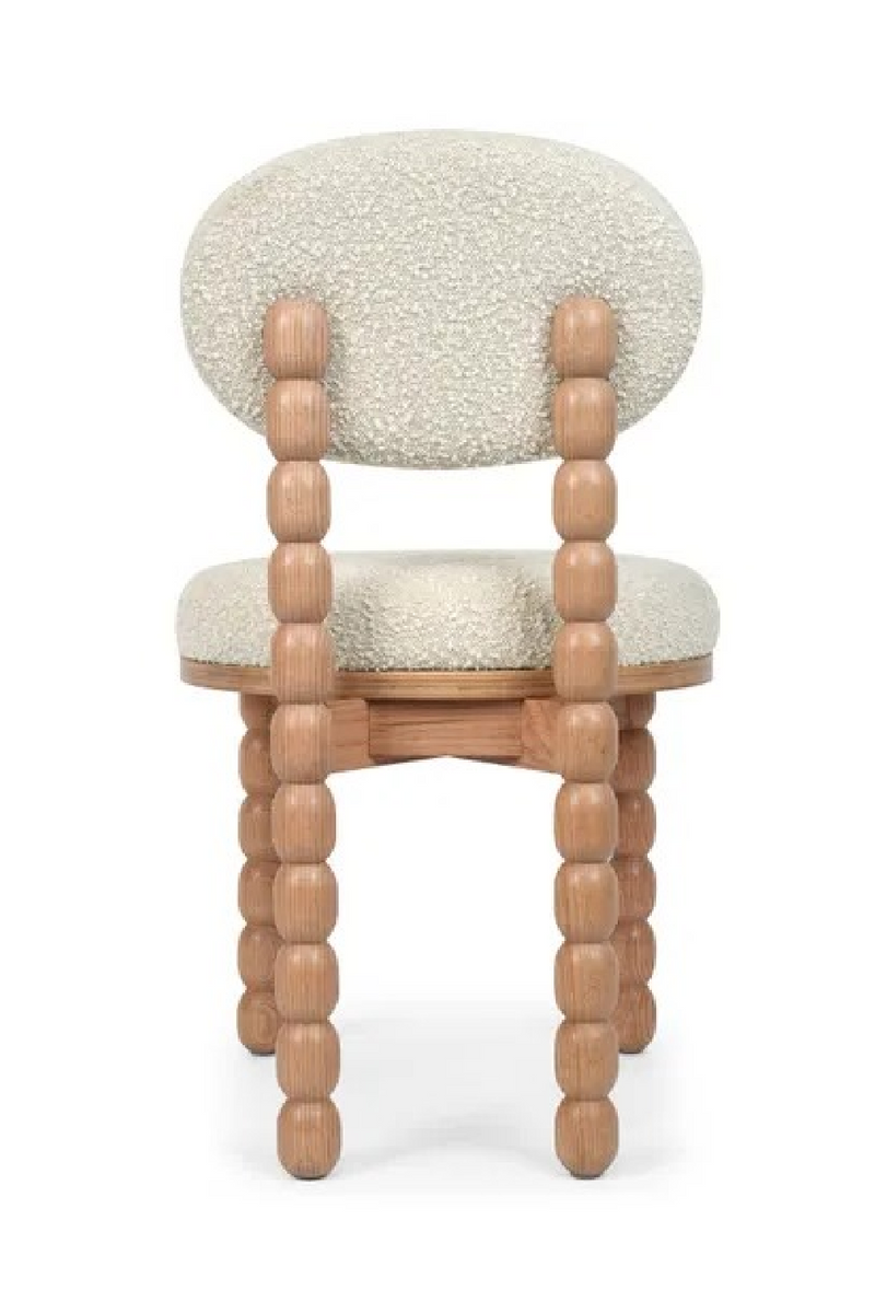 White Boucle Dining Chair | NV Gallery Bold | Oroatrade.com