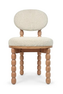 White Boucle Dining Chair | NV Gallery Bold | Oroatrade.com