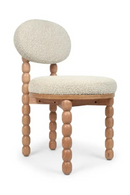 White Boucle Dining Chair | NV Gallery Bold | Oroatrade.com