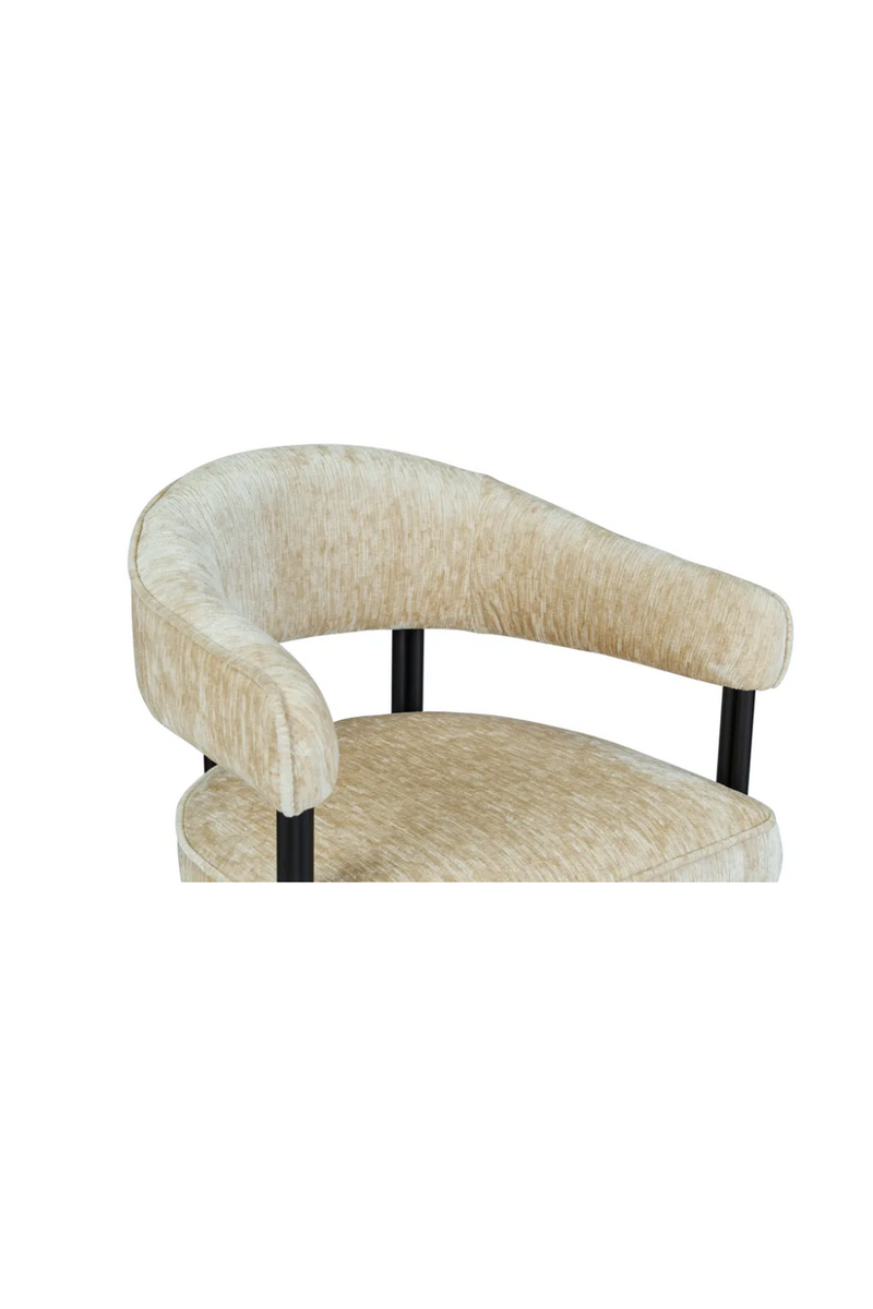 Satin Beige Dining Chair | NV Gallery Iris | Oroatrade.com