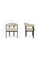 Satin Beige Dining Chair | NV Gallery Iris | Oroatrade.com
