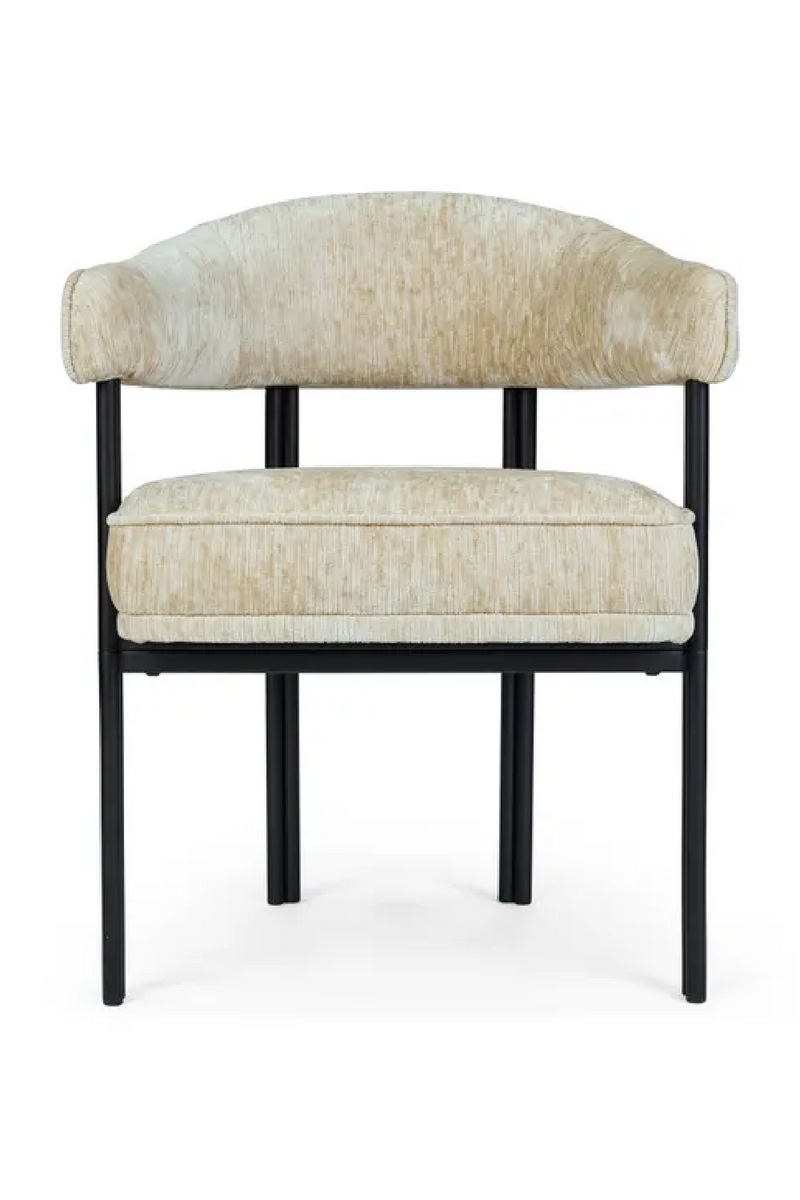 Satin Beige Dining Chair | NV Gallery Iris | Oroatrade.com