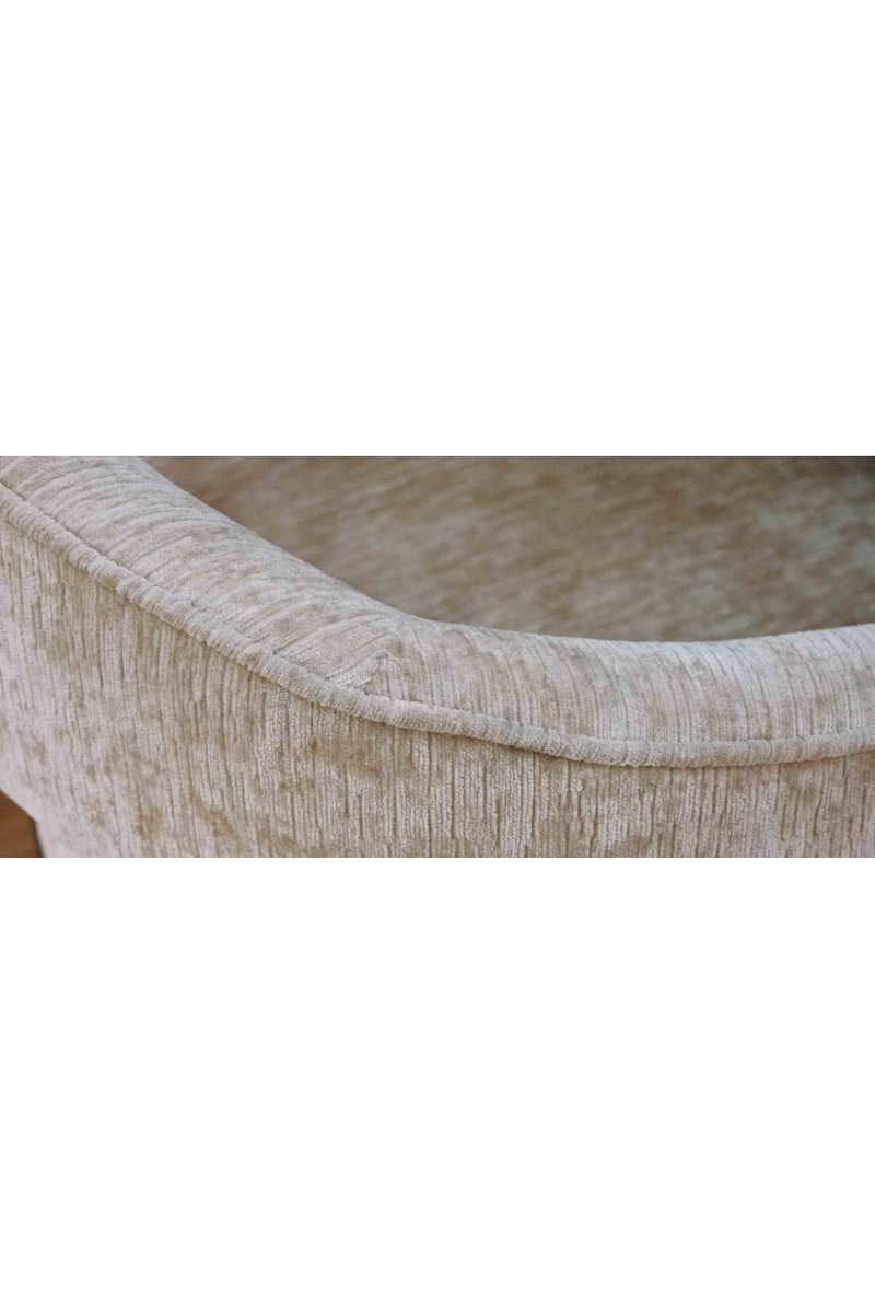 Satin Beige Dining Chair | NV Gallery Iris | Oroatrade.com