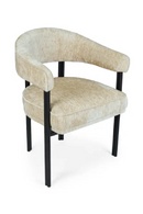 Satin Beige Dining Chair | NV Gallery Iris | Oroatrade.com