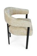 Satin Beige Dining Chair | NV Gallery Iris | Oroatrade.com