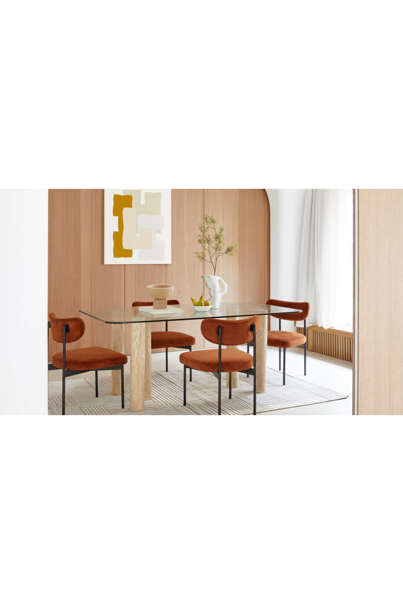 Curved Back Dining Chair | NV Gallery Jasper | Oroatrade.com