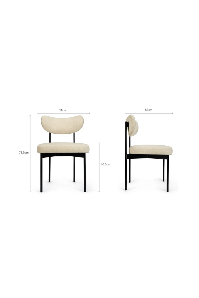 Curved Back Dining Chair | NV Gallery Jasper | Oroatrade.com