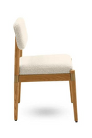 Wood Framed Boucl√© Dining Chair | NV Gallery Lilay | Oroatrade.com