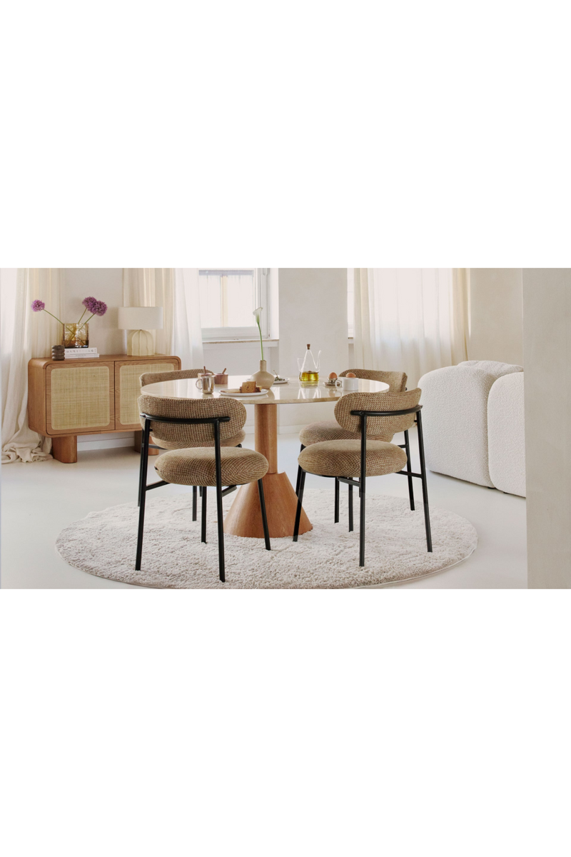 Tweed Upholstered Side Chair | NV Gallery Maia | Oroatrade.com