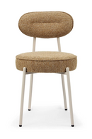 Minimalist Brown Tweed Dining Chair | NV Gallery Milo | Oroatrade.com