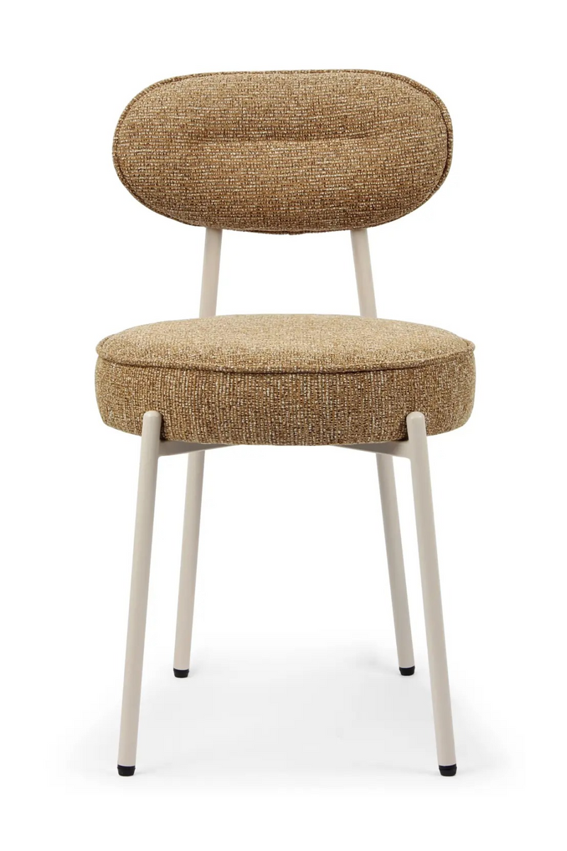 Minimalist Brown Tweed Dining Chair | NV Gallery Milo | Oroatrade.com