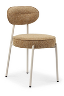 Minimalist Brown Tweed Dining Chair | NV Gallery Milo | Oroatrade.com