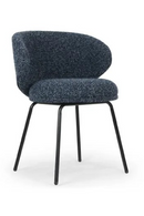 Curved Tweed Dining Chair | NV Gallery Savio | Oroatrade.com
