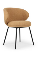 Curved Tweed Dining Chair | NV Gallery Savio | Oroatrade.com