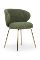 Curved Tweed Dining Chair | NV Gallery Savio | Oroatrade.com