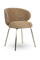 Curved Tweed Dining Chair | NV Gallery Savio | Oroatrade.com