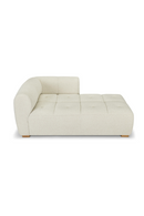 White Boucle Chaise Lounge | NV Gallery Belize | Oroatrade.com