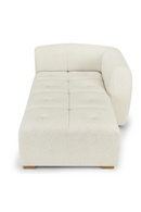 White Boucle Chaise Lounge | NV Gallery Belize | Oroatrade.com