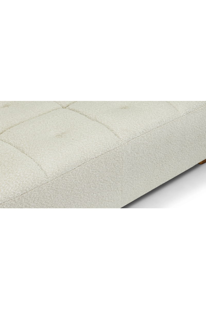 White Boucle Chaise Lounge | NV Gallery Belize | Oroatrade.com