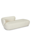 Ecru Boucl√© Chaise Lounge | NV Gallery Giulia | Oroatrade.com