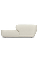 Ecru Boucl√© Chaise Lounge | NV Gallery Giulia | Oroatrade.com