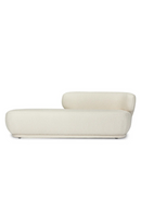 Ecru Boucl√© Chaise Lounge | NV Gallery Giulia | Oroatrade.com