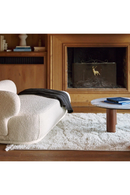 Ecru Boucl√© Chaise Lounge | NV Gallery Giulia | Oroatrade.com