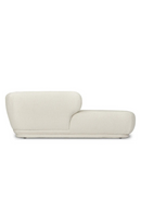 Ecru Boucl√© Chaise Lounge | NV Gallery Giulia | Oroatrade.com