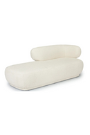 Ecru Boucl√© Chaise Lounge | NV Gallery Giulia | Oroatrade.com