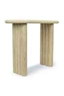 Glossy Travertine Console Table | NV Gallery Aphaia | Oroatrade.com