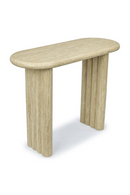 Glossy Travertine Console Table | NV Gallery Aphaia | Oroatrade.com