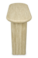 Glossy Travertine Console Table | NV Gallery Aphaia | Oroatrade.com