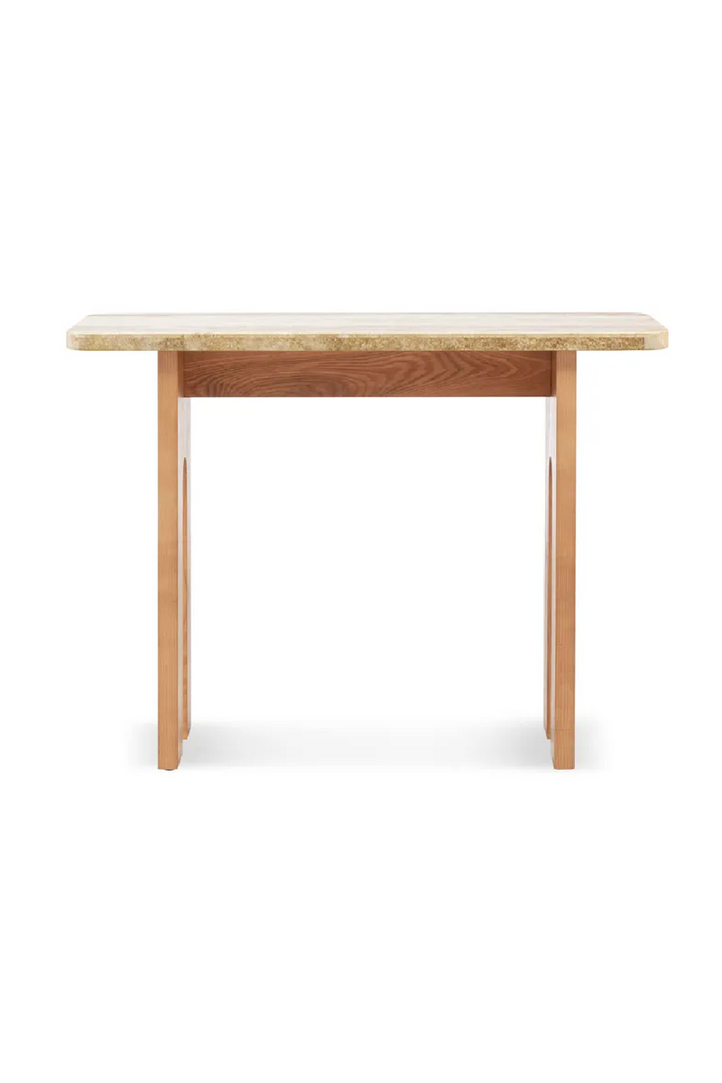 Travertine Top Console Table | NV Gallery Danbury | Oroatrade.com