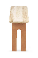 Travertine Top Console Table | NV Gallery Danbury | Oroatrade.com