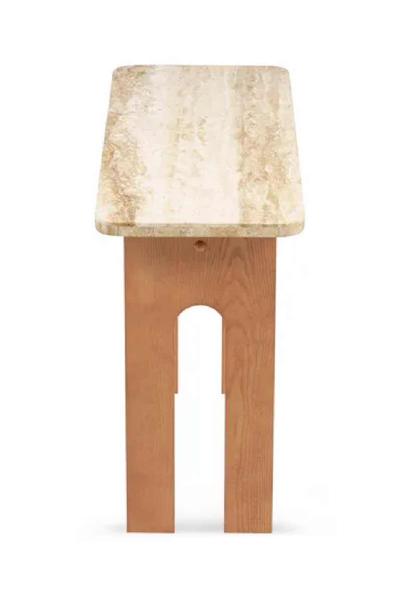 Travertine Top Console Table | NV Gallery Danbury | Oroatrade.com